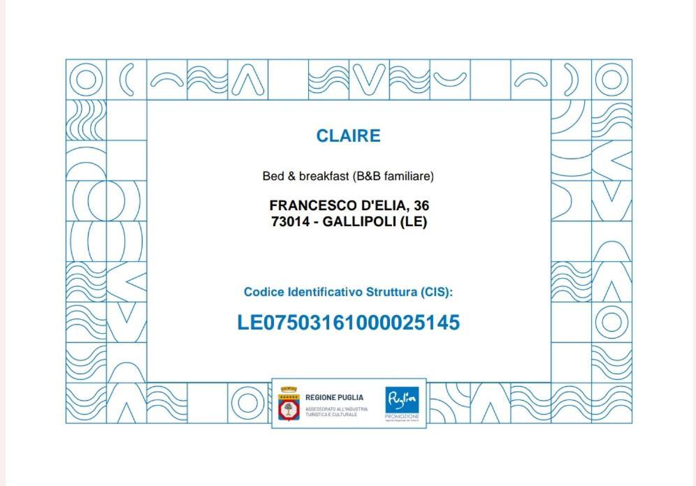 Claire Gallipoli Exterior foto